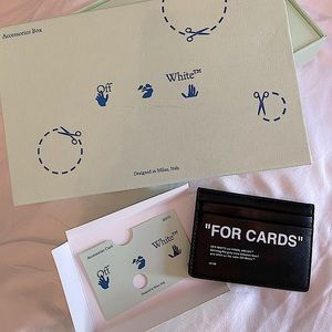 NWT OFF-WHITE s/s 2021 “for cards” card holder